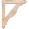 Ekena Millwork Funston Arts and Crafts Smooth Bracket w/ Offset Brace, Douglas Fir, 5 1/2"W x 28"D x 32"H BKT0604X28X32FST03SDF - alternate 4